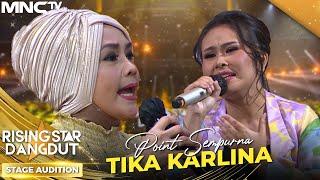 TIKA KARLINA - BERCANDA ELVY SUKAESIH  RISING STAR DANGDUT