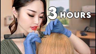 ASMR Sleep Therapy  3 Hours of Doctor Scalp Checks and Treatments