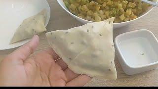 Samosa dough -How to make samosa with plain flour - tazay maidy k samosay- How to make samosa dough