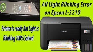 EPSON L L3210 L3150 L3250 3110 Series All Lights Blinking Error 100% Solved. Scanner Unit Issue