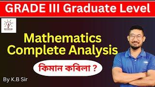 ADRE Paper 2024 Graduate level  Maths paper analysis