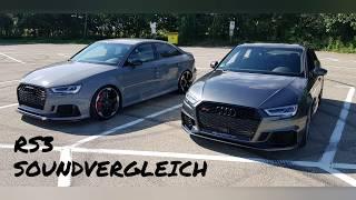 Audi RS3 Soundvergleich  OPF vs Non OPF