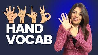 Hand Vocabulary  Daily Use English Words  English Speaking Practice With Niharika #shorts