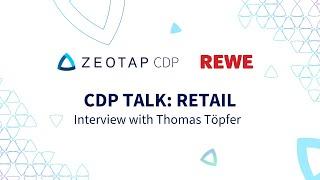 CDP Talk Retail. Data-driven retail strategy with CDPs