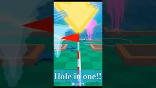 IMPOSSIBLE Hole in ONE Moment in Roblox Super Golf 🫡 #shorts #short #memes #meme #funny #viral