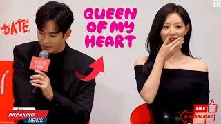 Kim Ji Won Surprised as Kim Soo Hyun Adoringly Calls Her His Queen.