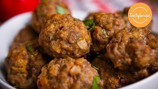 Homemade Italian Meatball Recipe  How To Cook Italian Baked Meatballs From Scratch