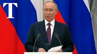 Putin issues demands to Ukraine to end war