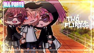 VOICE OVER TWO FLIRTS ALL PARTS • blyaoigay love story GACHA LIFE MINI MOVIE