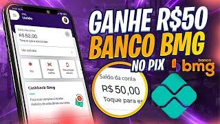 Como ganhar dinheiro com banco digital BMG Criar sua conta passo a passo indique e ganhe