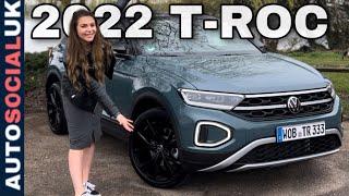 2022 Volkswagen T-Roc Facelift Review- Has the quality improved? Style 110ps manual UK 4K