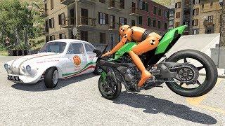 Motorbike Crashes #12 - BeamNG DRIVE  SmashChan