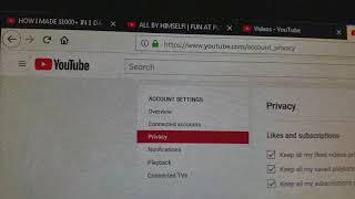 How to Make YouTube liked videos private on my account