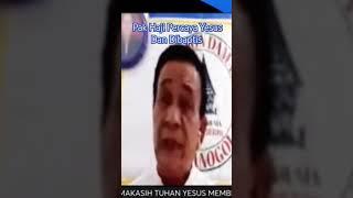 PAK HAJI PERCAYA YESUS DAN DIBAPTIS