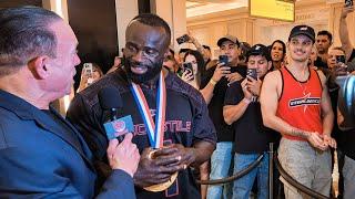 SAMSON DAUDA REACTS TO WINNING MR. OLYMPIA EXCLUSIVE INTERVIEW