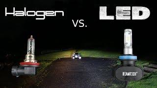 Halogen Vs LED Headlights - Install and Review