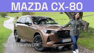 Mazda CX-80 Homura e-Skyactiv D 254 Komfort Check gegen den CX-60 auf allen 7 Sitzen - Autophorie