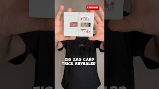 Zig Zag Card Trick Revealed 🪄 #tricks #magic #trending #magician #viral #tutorial #viralvideo