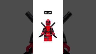 LEGO vs. Custom Deadpool Minifigure #shorts