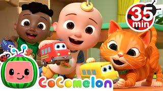 Ten Little Buses Song + More Nursery Rhymes & Kids Songs - CoComelon