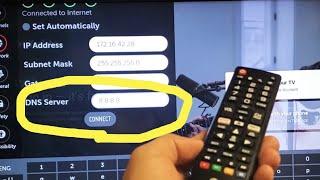 LG Smart TV How to Change DNS Server