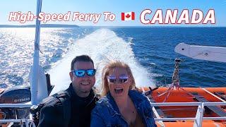 2 Days in Victoria BC  Taking a High-Speed Ferry to Canada