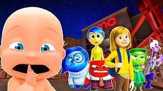 BABY CATCHES RILEY & EMOTIONS AT THE MOVIES INSIDE OUT 2