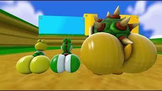 BowserYoshi and koopa troopa farting party REMADE