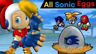 Billy Hatcher and the Giant Egg All Sonic Eggs & Powers