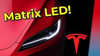 Neu und kostenlos Matrix LED Scheinwerfer per Software Update im Tesla Model 3 Highland