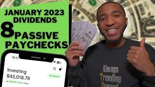 All My Dividend Income  January 2023