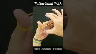 BEST Magic. Tutorial Rubber Band Trick 24. #magic #magictricks #shorts #rubberbandtricks #tutorial