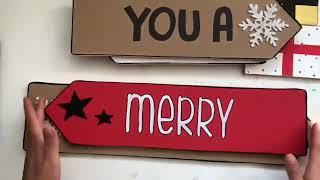 DIY Christmas Decoration Idea with Cardboard Recycle