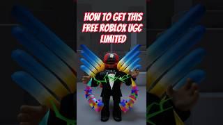 HOW TO GET THIS FREE UGC LIMITED ROBLOX #roblox #shorts
