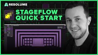 Stageflow Quick Start  LED Screen Mapping  Resolume Plugin Tutorial