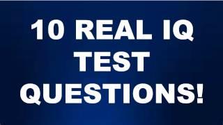 WHATS YOUR IQ? 10 REAL IQ TEST QUESTIONS AND ANSWERS Part 2