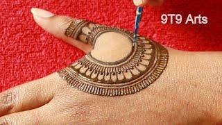 Best Karwa Chauth Mehndi Design for 2023  Back Hand Mehndi Design  Mehandi ka Design