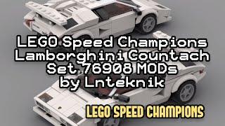 LEGO Speed Champions Lamborghini Countach Set 76908 MODs by Lnteknik