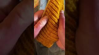 This Fisherman’s Rib swatch is so squishy Love how it feels. #knitter #knitting #kniteveryday