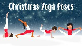 Christmas Yoga Poses  Warm ups & Asanas for Kids  Xmas Special  Yoga Guppy