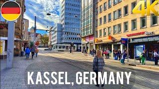 Walking tour in Kassel Germany 4K 60fps