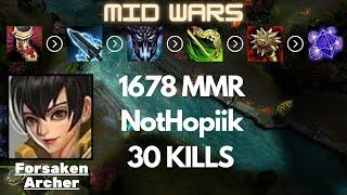 HoN║Mid Wars║Forsaken Archer║1678 MMR║NotHopiik║Heroes of Newerth