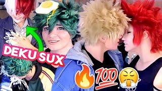 Bakugos BEST Birthday Ever KiriBaku+TodoDeku  My Hero Academia Cosplay