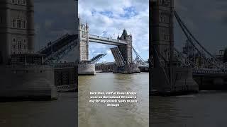 Did you know Londons Tower Bridge opens around 800 times a year?