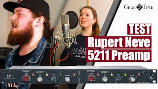 Rupert Neve 5211 Preamp Test  Gear Time