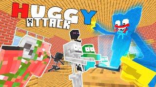 Monster School  Huggy Wuggy Sad Life Story - Minecraf Animation