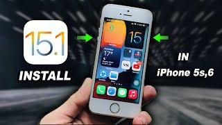 Install iOS 15.1 on iPhone 5s & 6 - How to Update iPhone 5s & 6 on iOS 15.1