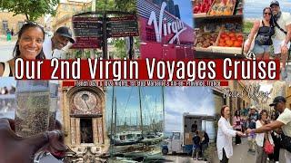 Travel Vlog #26  Our 2nd Virgin Voyages Cruise  French Daze & Ibiza Nights  Were In France BABY
