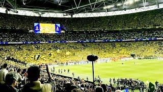 Youll never walk alone & Heja BVB in Wembley • Dortmund fans • Champions League final 2024