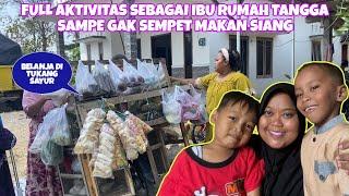 AKTIVITASKU SEBAGAI IBU RUMAH TANGGA PERKERJAAN YANG TIADA HABISNYA ALHAMDULILLAH BAHAGIA